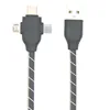 Good Quality TPE Jelly Soft Wire Multi Charging Port 3in1 USB Cables