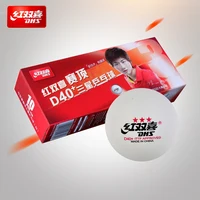 

International tournament ITTF approved ABS plastic white wih seamed 40+ dhs 3 star table tennis balls