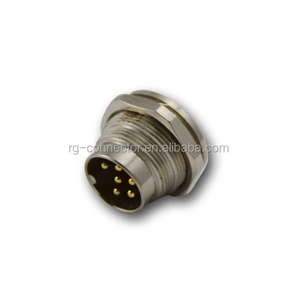 M16 6pin, 8pin, 12pin, 14pin and 19pin panel mount connector