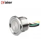 Waterproof stainless steel piezo switch 22mm