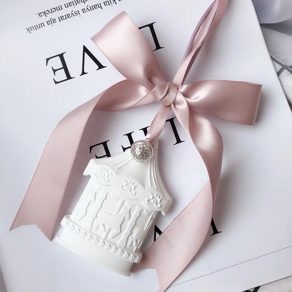 Hanging Ceramic Aroma Stone Pendent Scented Diffuser Air Freshener
