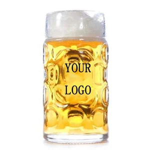 Image of Bpa Free Classic 0.5L Plastic Beer Stein Oktoberfest German Beer Mug with Handle