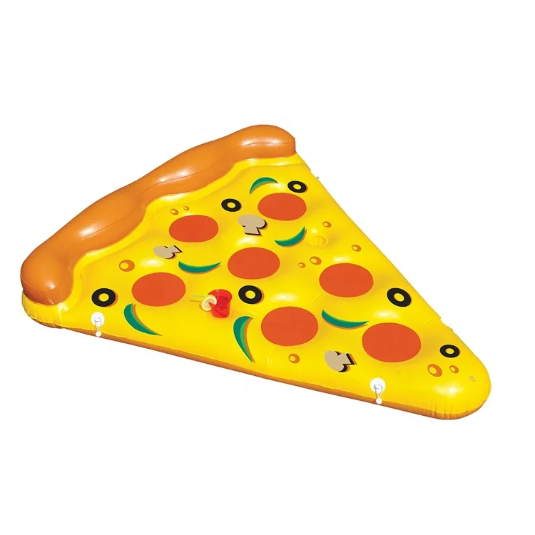 

Super Inflatable Pizza Slice Pool Float Toys For Adults Swimming Party, Yellow or customized