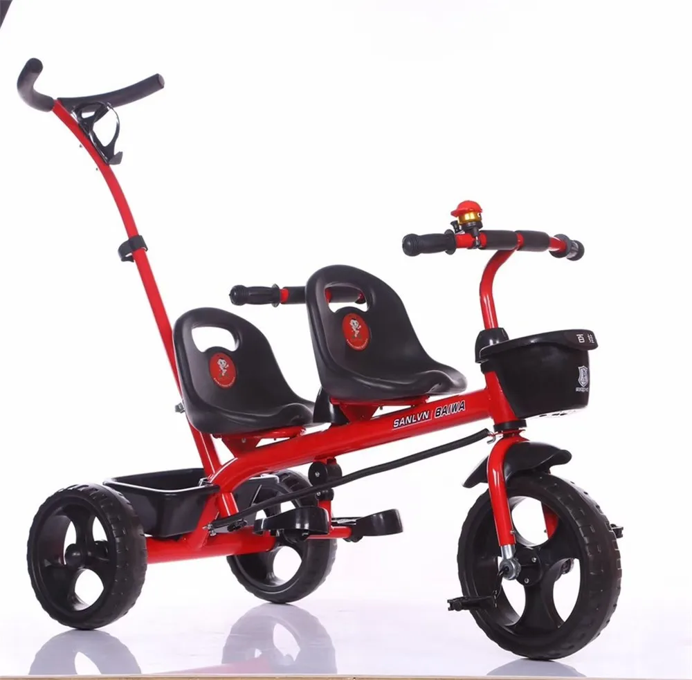 twin baby tricycle