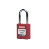 Safety Plastic Padlock Steel Shackle LOTO Padlock MK Yellow