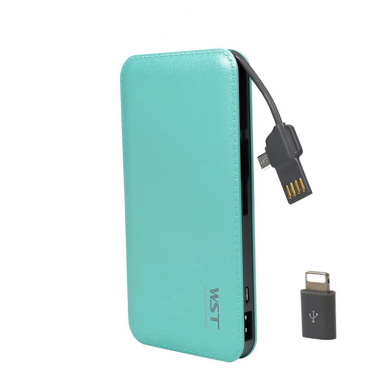 Consumer electronics built-in cable power bank DP622A 9000mAh mobile power supply