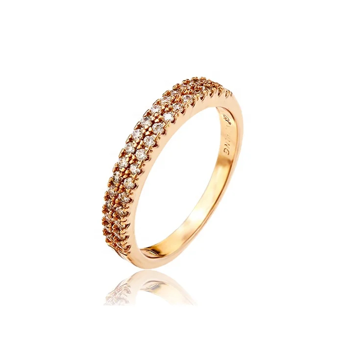 

13101-xuping jewelry rose gold ring, popular zircon ring, Rose gold colour