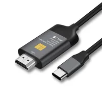 

2019 wholesale price super speed2M 60Hz *4K USB 3.1 USB-C type c to hdmi adapter black Adapter Cable