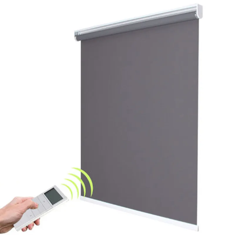 

smart home remote control motorized roller blinds, As customer's request