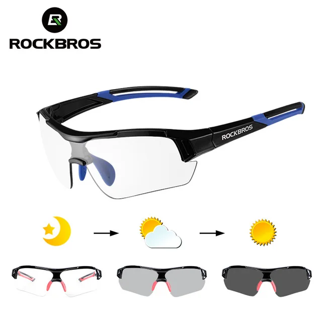 

ROCKBROS Outdoor Sports Bicycle Bike Riding Cycling Photochromic Sunglasses