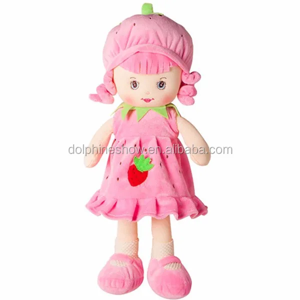 Source Boneca de pelúcia bordada com olhos grandes, azul personalizada,  recheada com laço rosa, oem, boneca fofa on m.alibaba.com