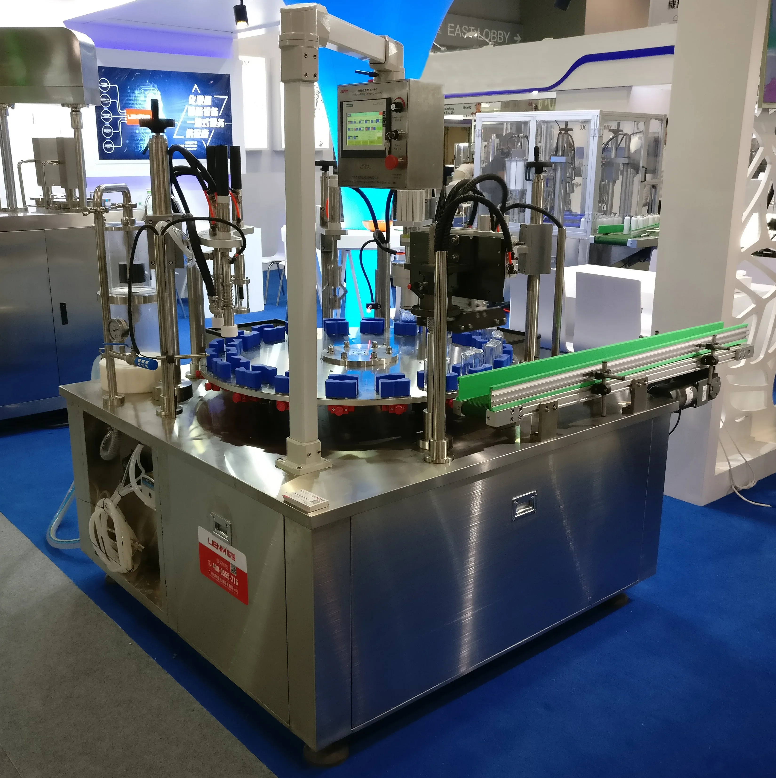 adjustable model perfume filling and capping machine