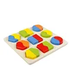 Baby Area Toys Learning Geometric Shape Cognition Match Figure Wooden Educational Montessori Puzzle Toy