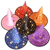 Halloween Witch Hat Wizard Costume Hat for Halloween Party Decorations Cosplay Masquerade Cap Wholesale Halloween Hat