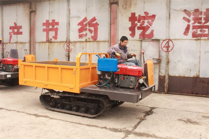 2 Ton Multi-function crawler transportation dump truck for loader