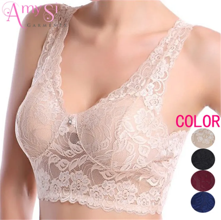 

2.48 USD BR105 America Europe fashionable sexy woman thin lace plain Sport bra, Many color same as pictures