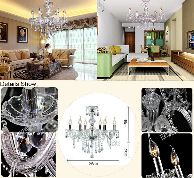 Home Hall Crystal Pendant Chandelier,Modern Big Luxury Crystal