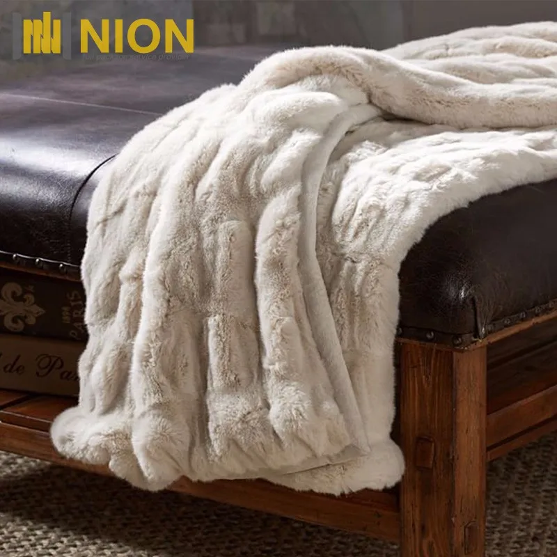 Luxury Wholesale Faux Fur Throw With Full Package Service For Home