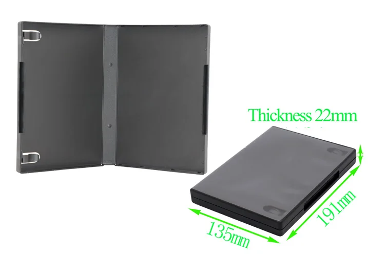 14mm Standard Clear Dvd Case No Hub Multifunction Plastic Packing