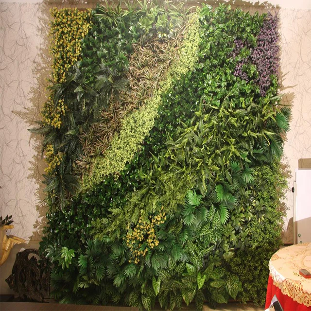 Home Coffee Book Shop Decoration Plastic Artificial Ornamental Indoor Plant Wall Decor Buy Grass Wall Decor Artificial Ornamental Plants Indoor Plant Wall Product On Alibaba Com