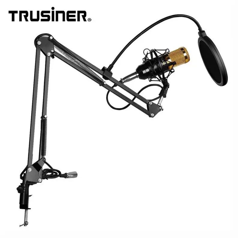 

Factory Wholesale Gold Desktop Computer Microphone BM800, Black/silver/custom