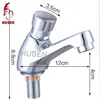 Self Closing Delay Faucet Chrome Brass Water Tap