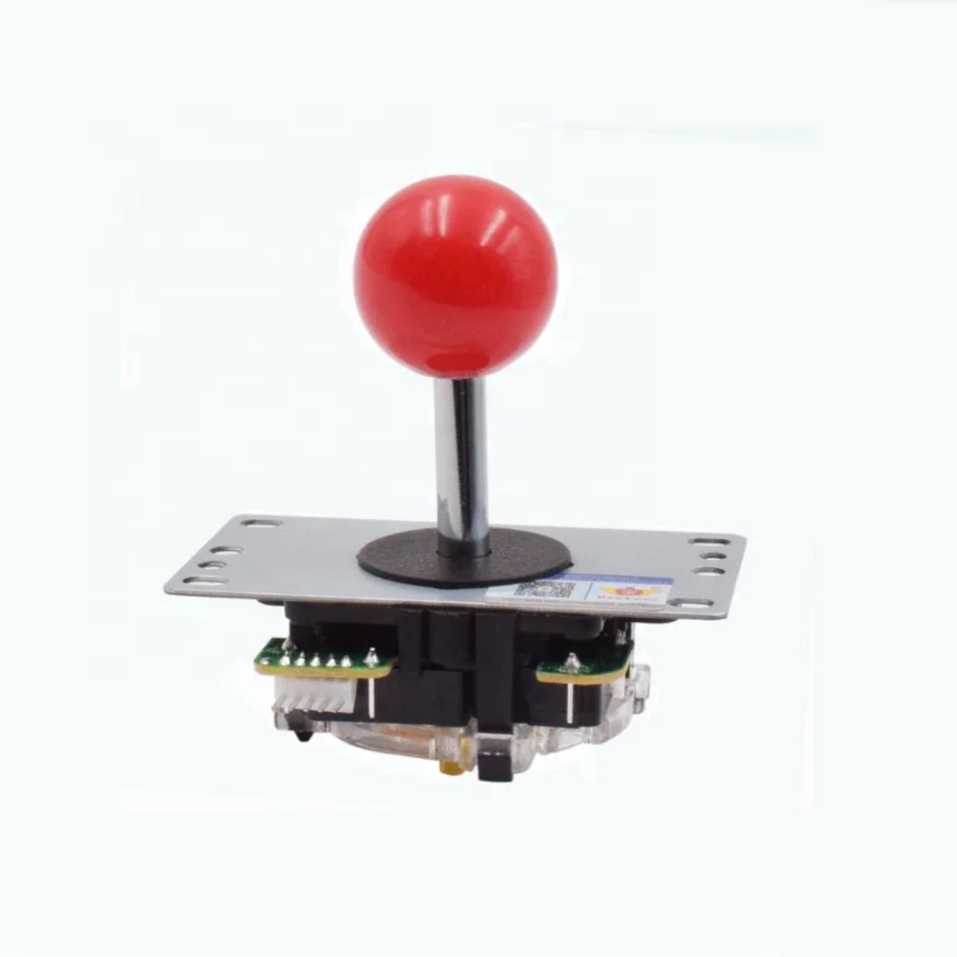 

Japan Original Sanwa JLF-TP-8YT Joystick With Bubble Top For Coin Operated Machine Arcade Joystick Arcade parts, Pink and blue