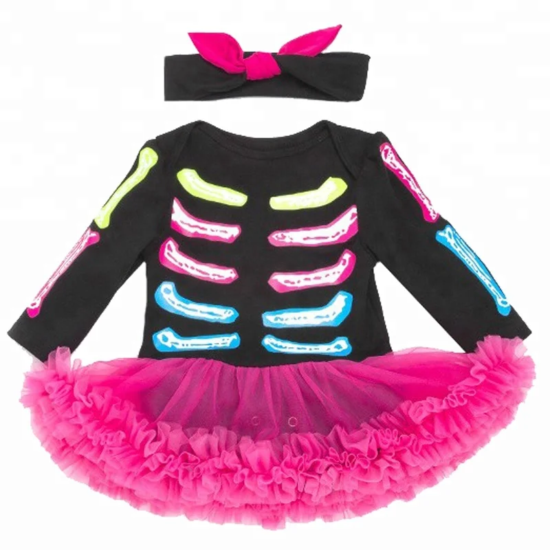 baby girl skeleton costume