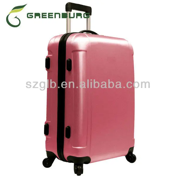 hot pink hard shell luggage