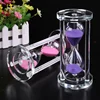 Glass hourglass, crystal sand clock, timer for gifts