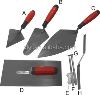 bricklaying trowel sizes