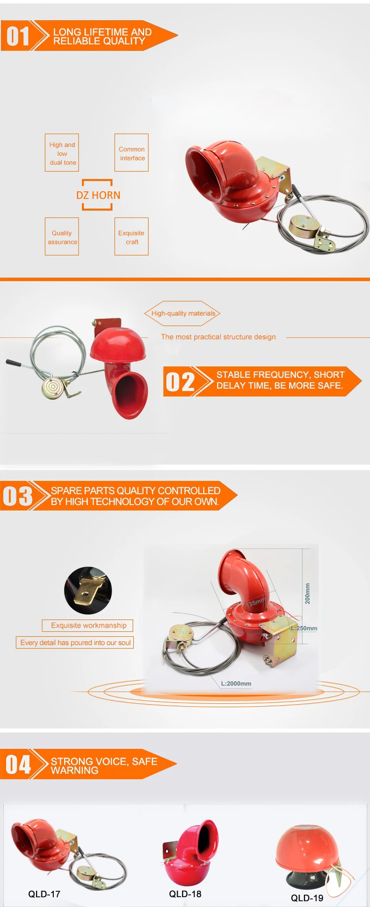 115db Super Horn Dc 12v Cow Sound Electric Cow Bull Sound Klaxon Car