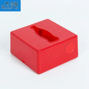 Custom Printed Logo Supermarket Napkin Holder Creative Plastic Tissue Boxes