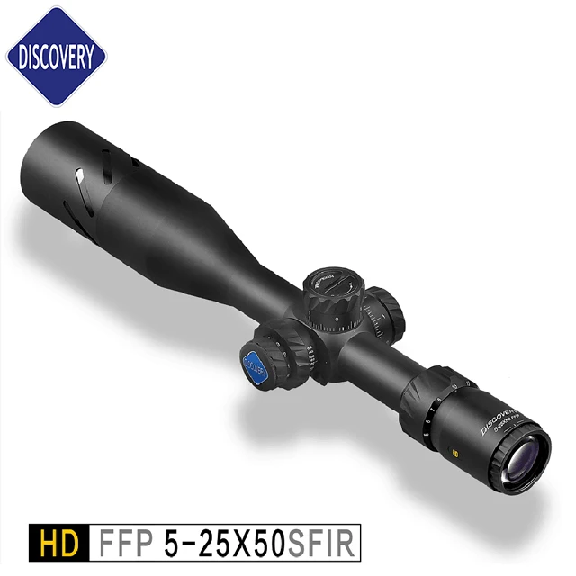 Discovery  HD FFP 5-25X50 SFIR Army Soldier Hunter Player Using Sight Air Cartridges Shot Gun Rifle Scope
