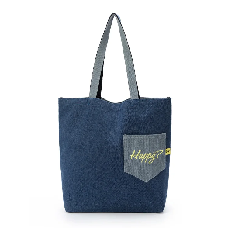 Custom Cheap Jeans Denim Tote Shopping Bag Buy Jeans Bag,Jeans Tote
