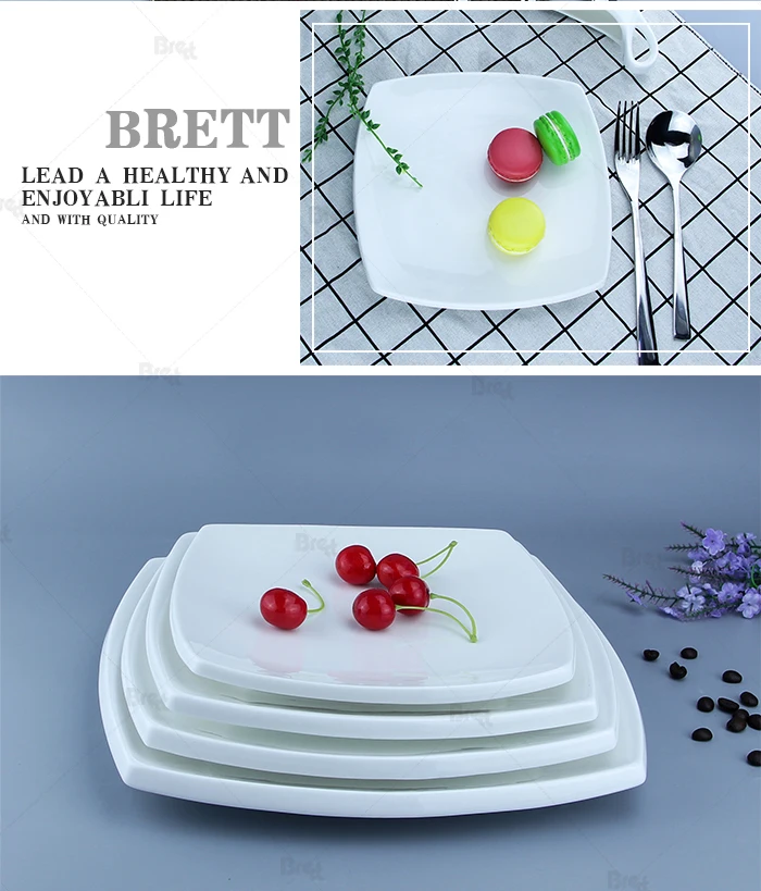 Japanese Restaurant White Teppanyaki Plate Ceramic Plates Dishes