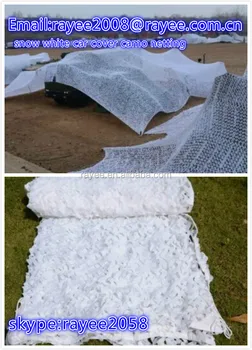 Snow Blue White Camouflage Net Shade Net Event Party Supplies