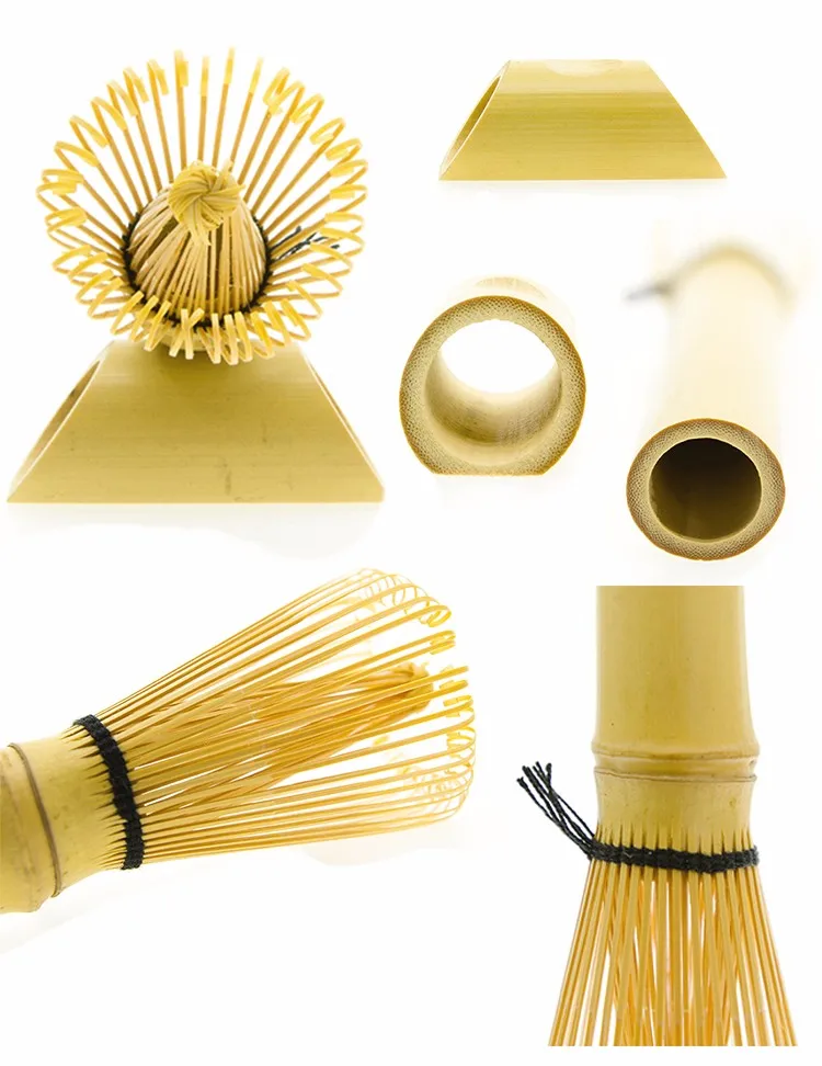 日本竹工艺品长干竹抹茶打蛋器套装