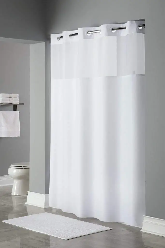 Cheap Hookless White Shower Curtain Find Hookless White Shower