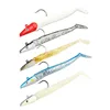 Gorgons 160mm 34g 110mm 19g Jig Head Soft Lead Lure Pre-rigged shad lure Sinking Silicone Fishing Swim Shad