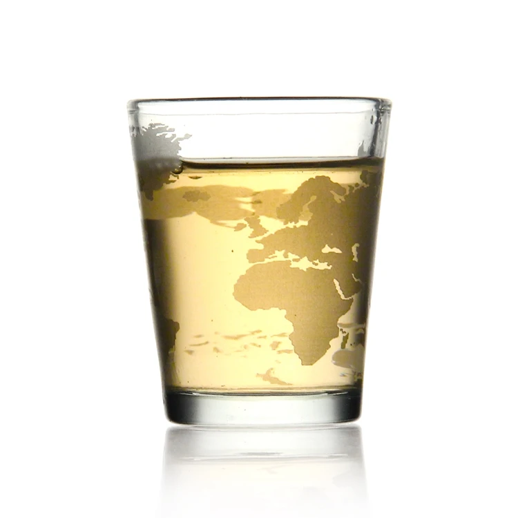 

AIHPO06 Round Heavy base Thick Bottom Liquor Crystal Whiskey Glass Drinking Whisky Glasses Set Shot Glasses
