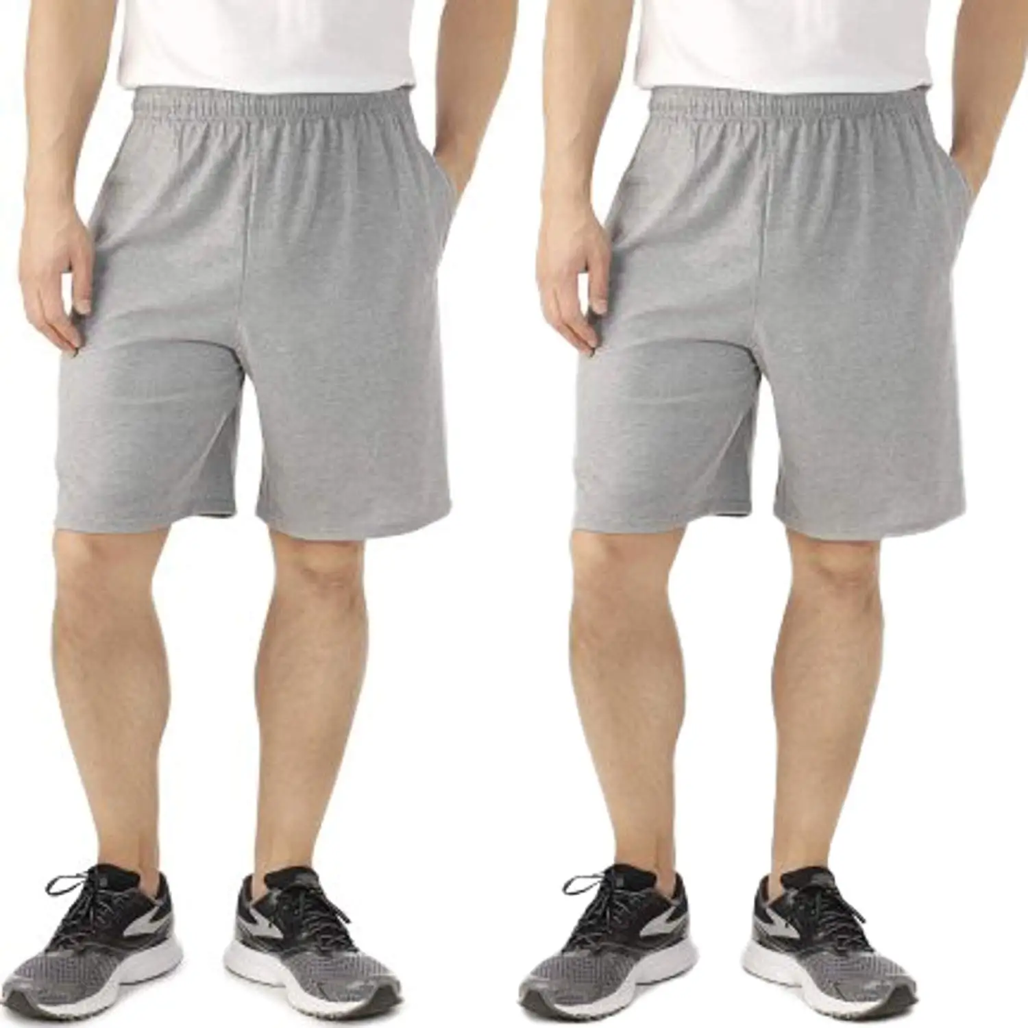 mens cotton shorts 5 inch inseam