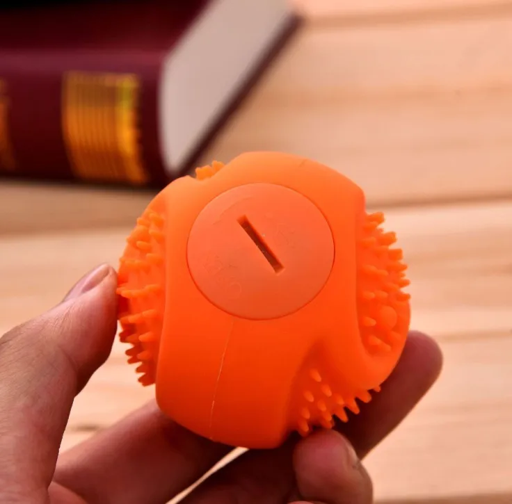 Interactive Blinking Led Light Up Dog Ball Toys Usb Glowing Pet