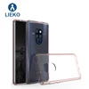 Transparent crystal clear anti scratches glossy tpu bumper pc back cover for huawei mate 20 pro shockproof case
