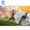 Transparent color blue straps soccer bubble, inflatable ball suit, inflatable body zorb ball for event