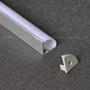 16mm triangle/square/arc-shape alu-silver led profiles aluminium for corner mount flexible led strip hidden channel