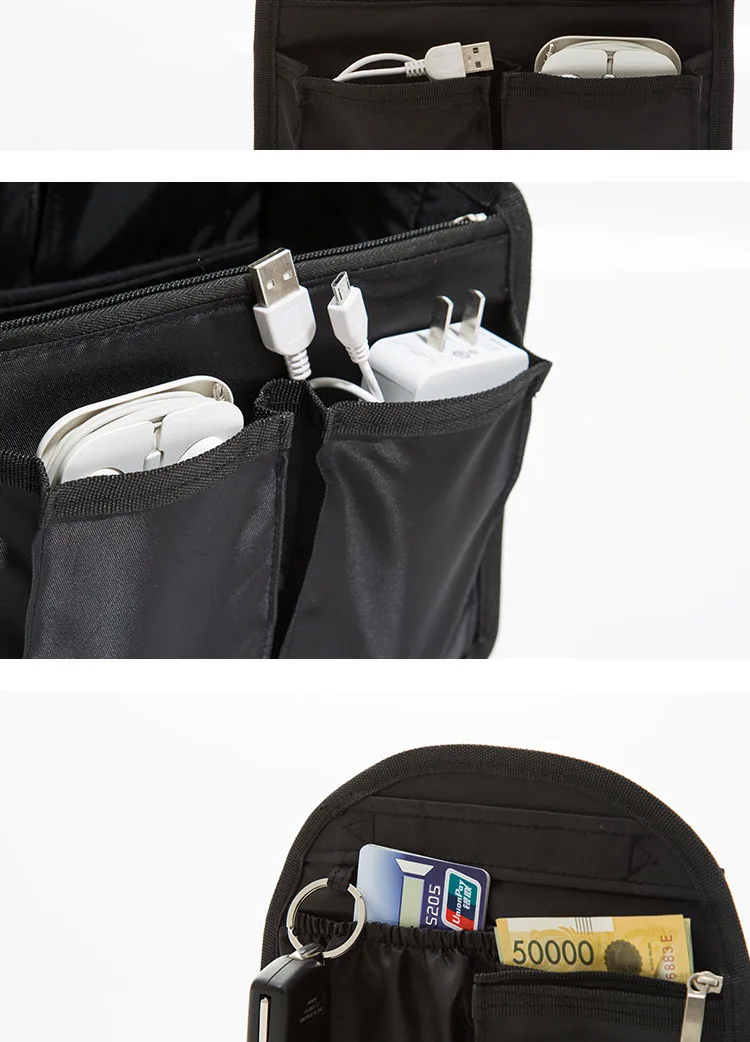 Travel Backpack Liner Korean Style Backpack Organizer Bag In Bag