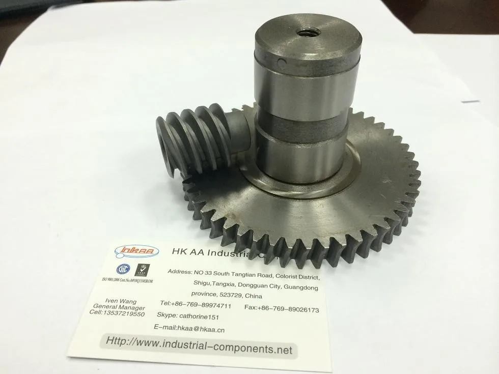 Best Supplier Precision Bronze Durable Double Enveloping Worm Gear Set