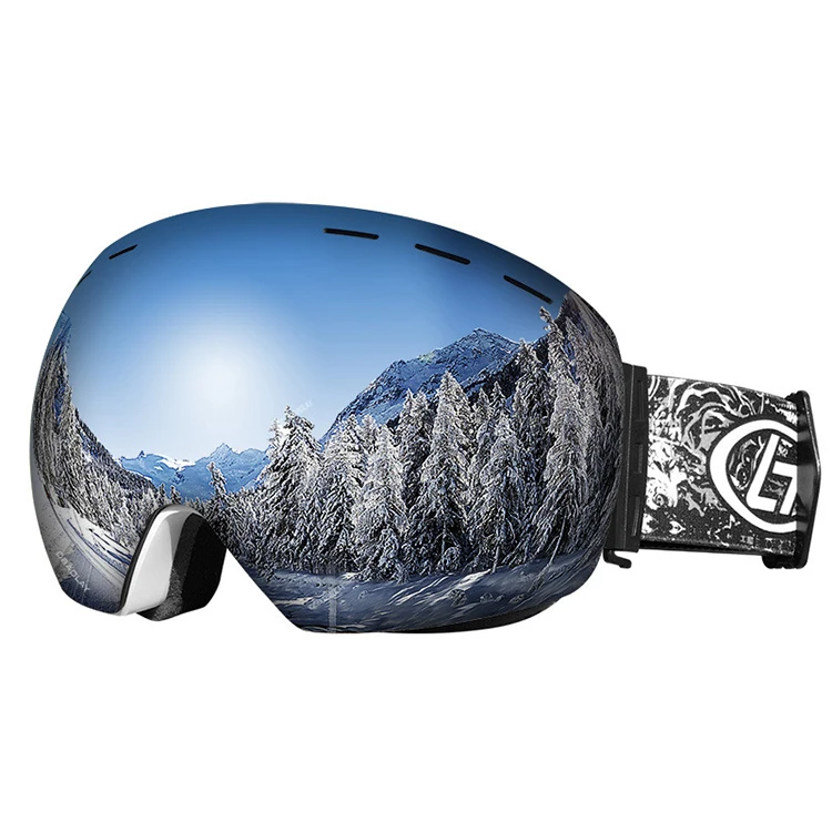 

New ski double-layer anti fog myopia winter sports equipment custom sport sunglasses snow goggles