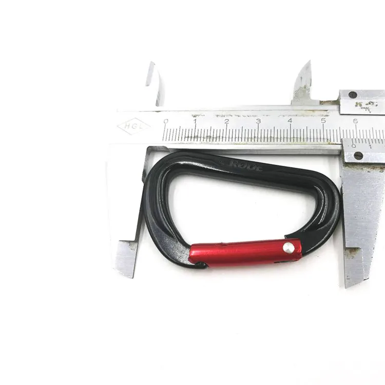 Factory Wholesale D Type Aluminum Hook Light Weight Carabiner for Camping, Hiking,Hammock
